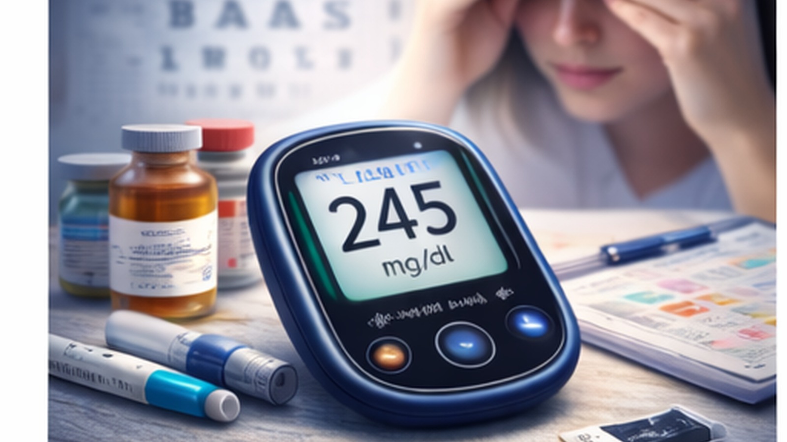 Cover image for Blood sugar and vision: what changes first