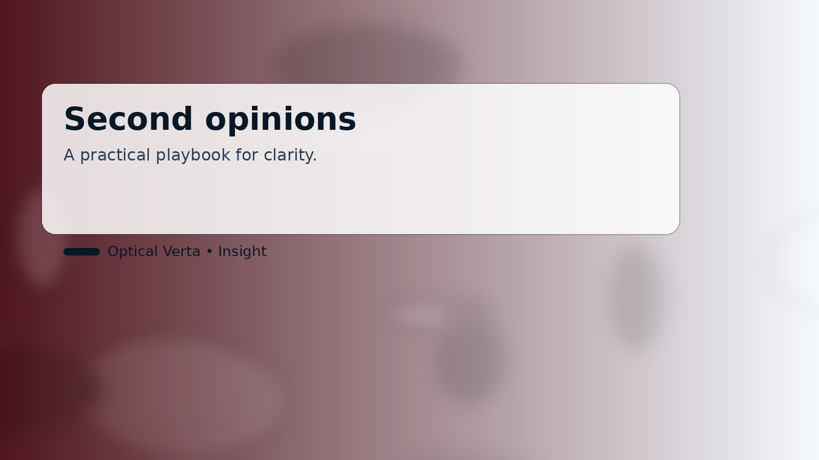 Cover image for Second opinions: a practical playbook